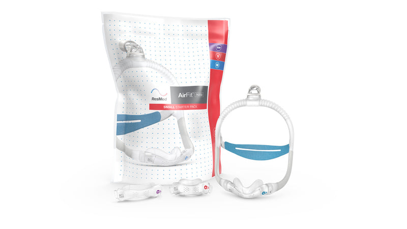 ResMed AirFit™ N30i Small Starter Pack with Small, Medium and Small-Wide Cushions